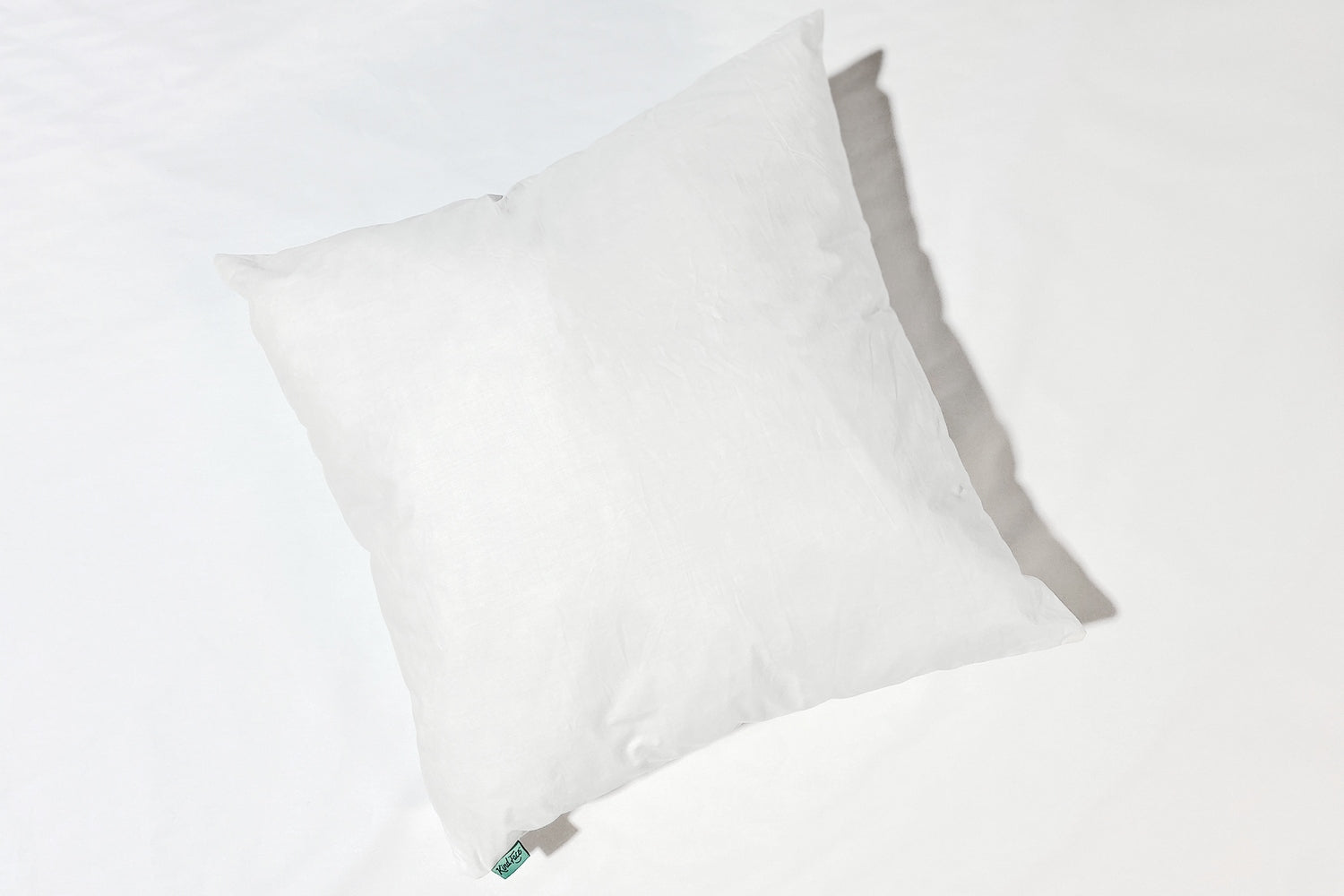 A Euro Style Kind Face Cloud Wool Cushion Inner in White Colour