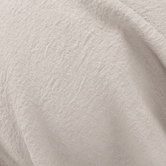 Close-up Shot of a Sheet of Stonewashed Linen in Blush Colour